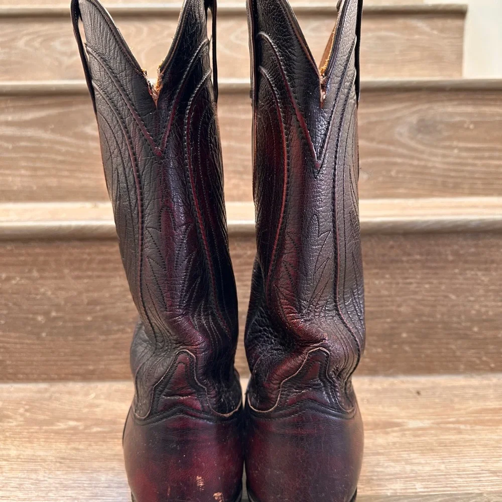 Vintage Lucchese Cowboy Boots | Men’s 9.5D | USA Made - Picture 8 of 16